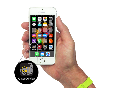 P2P | Установите из Apple Store на iPhone бесплатную программу Q-See QT View